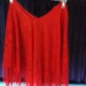 Zoey and Beth over a shirt shaw